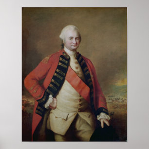Portrait of Robert Clive  1st Baron Clive, 1773 Poster