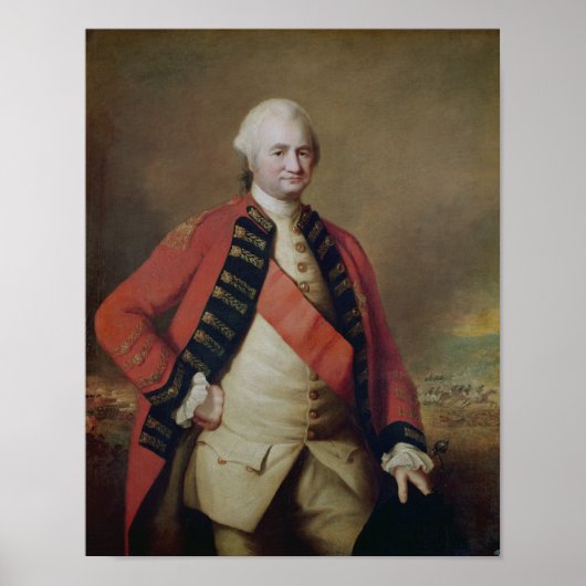 Portrait of Robert Clive 1st Baron Clive, 1773 Poster (Vorne)