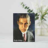 Portrait of Rudolph Valentino Kunst, Dichtung und Postkarte (Stehend Vorderseite)