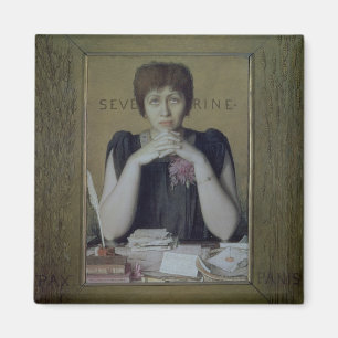 Portrait of Severine (Caroline Remy) (1855-1929) ( Magnet