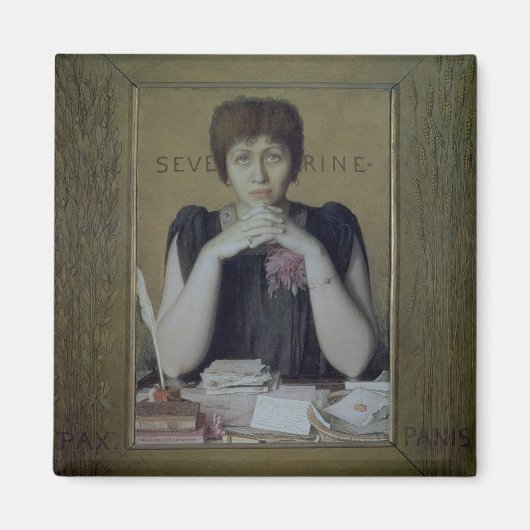 Portrait of Severine (Caroline Remy) (1855-1929) ( Magnet (Vorne)
