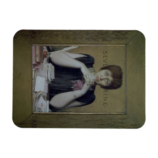 Portrait of Severine (Caroline Remy) (1855-1929) ( Magnet (Horizontal)