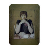 Portrait of Severine (Caroline Remy) (1855-1929) ( Magnet (Vertikal)