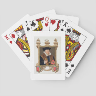 Portrait of Sir Nicholas Bacon (1509-79) from 'Mem Spielkarten