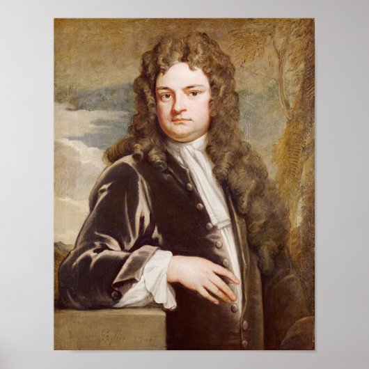 Portrait of Sir Richard Steele  1711 Poster (Vorne)