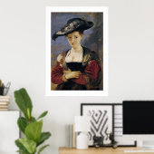 Portrait of Suzanne Fourment Poster (Heimbüro)