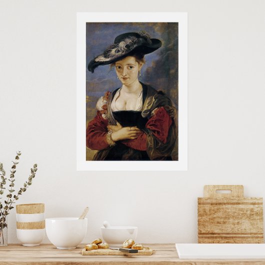 Portrait of Suzanne Fourment Poster (Küche)