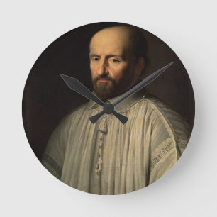 Portrait of the Abbot of Saint Cyran, c.1643 (oil Runde Wanduhr