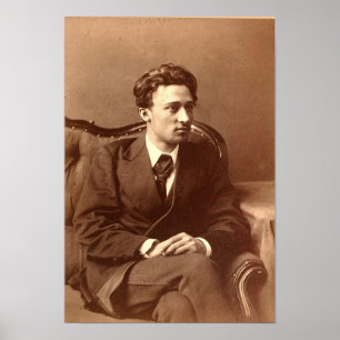 Portrait of the author poster