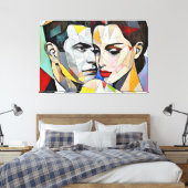 Portrait of the Bond Leinwanddruck (Insitu (Schlafzimmer))