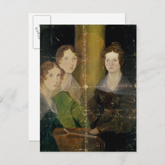 Portrait of the Bronte Sisters, c.1834 Postkarte (Vorne/Hinten)