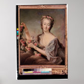 Portrait of the Countess du Barry as Flora Poster (Vorne)