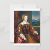Portrait Of The Empress Isabella Of Portugal Save The Date (Vorderseite)