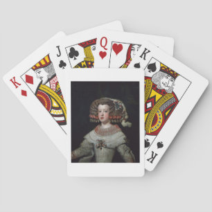 Portrait of the Infanta Maria Teresa (1638-83) fut Spielkarten
