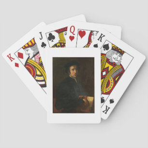 Portrait of the Musician Francesco dell'Ajolle, c. Spielkarten