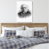 Portrait of The Right Honorable John Bright Leinwanddruck (Insitu (Schlafzimmer))