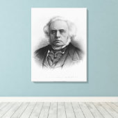Portrait of The Right Honorable John Bright Leinwanddruck (Insitu (Holzboden))