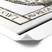 Portrait of Theothrastus Paracelsus (1493-1541), c Poster (Ecke)