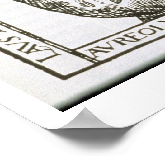 Portrait of Theothrastus Paracelsus (1493-1541), c Poster (Ecke)