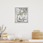 Portrait of Theothrastus Paracelsus (1493-1541), c Poster (Küche)