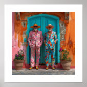 Portrait of Two Flamboyant Gents Poster (Vorne)