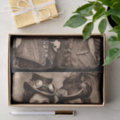 Portrait of Two Steampunk Women DX5R Decoupage Seidenpapier (Geschenk)