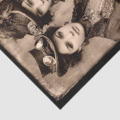 Portrait of Two Steampunk Women DX5R Decoupage Seidenpapier (Ausschnitt)