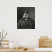 Portrait of William I  King of Prussia Poster (Küche)