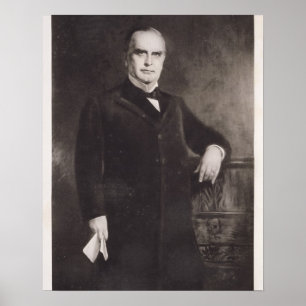 Portrait of William McKinley (litho) Poster