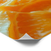 Portrait of Woman Unter den Orangen - Frische Fruc Poster (Ecke)