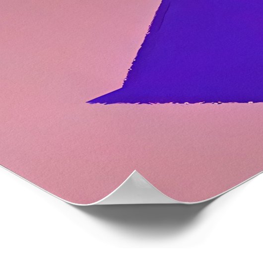 Portrait of Wombott - Abstract Ken Gage Art Poster (Ecke)