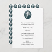 Portrait Oval Einladung (Vorne/Hinten)