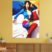 Portrait Painting Leinwanddruck (Insitu (Wohnzimmer))