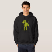 Portrait Pit Bull Terrier Hoodie (Vorne ganz)