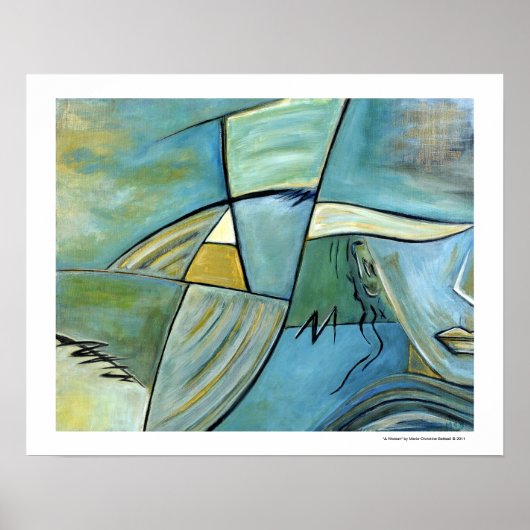 Portrait-Plakate für Frauen Abbildung Abstrakte Ku Poster (Vorne)