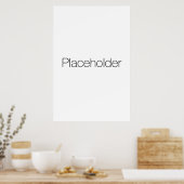 Portrait-Plakatvorlage Poster (Küche)