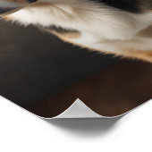 Portrait Poster für benutzerdefinierte Tiere (Ecke)