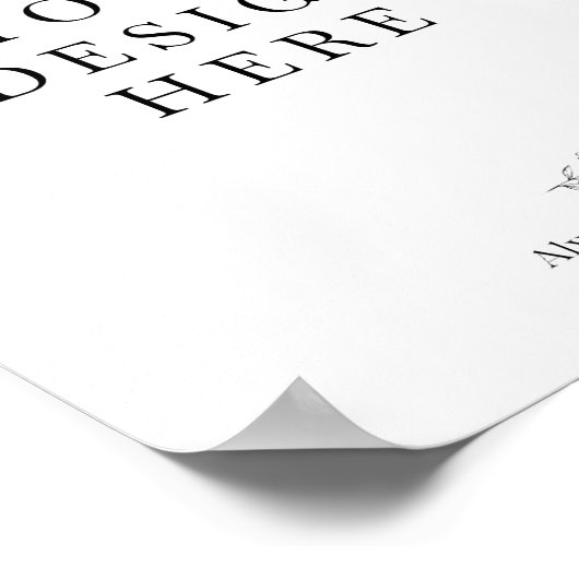 Portrait Poster Printing (Ecke)