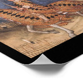 Portrait Poster von mittelalterlichen Reittieren (Ecke)