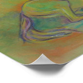 Portrait Poster von Pferde Pastel (Ecke)