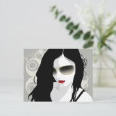 Portrait Postkarte (Stehend Vorderseite)