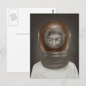 Portrait Postkarte (Vorne/Hinten)