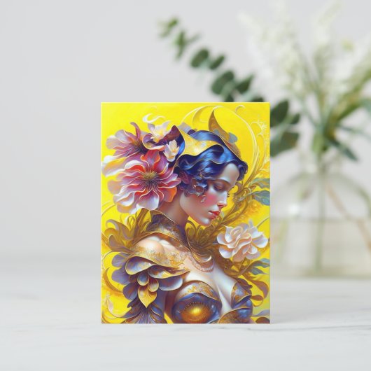 portrait postkarte (Stehend Vorderseite)