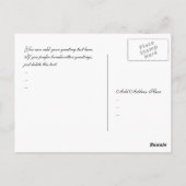 Portrait Postkarte (Rückseite)