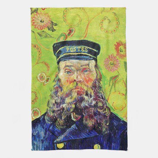 Portrait Postman Joseph Roulin Vincent van Gogh Handtuch (Vertikal)