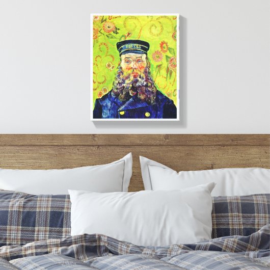 Portrait Postman Joseph Roulin Vincent van Gogh Leinwanddruck (Insitu (Schlafzimmer))