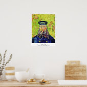 Portrait Postman Joseph Roulin Vincent van Gogh Poster (Küche)