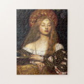 Portrait PreRaphaelite Kunsthandwerk Puzzle (Vertikal)