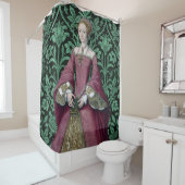 Portrait Prinzessin Elizabeth Tudor, Königin Duschvorhang (Beispiel)