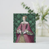 Portrait Prinzessin Elizabeth Tudor, Königin Postkarte (Stehend Vorderseite)
